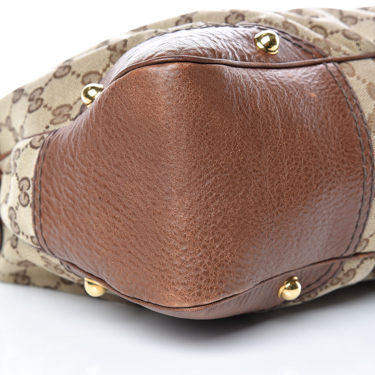 Monogram Medium Jockey Hobo Brown