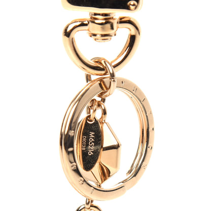 Louis Vuitton LV Facettes Bag Charm Key Holder Gold 3 of 4