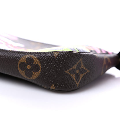 Louis Vuitton Monogram 2021 Christmas Animation Japanese Garden Mini Pochette Accessories Wisteria Pink 9 of 9