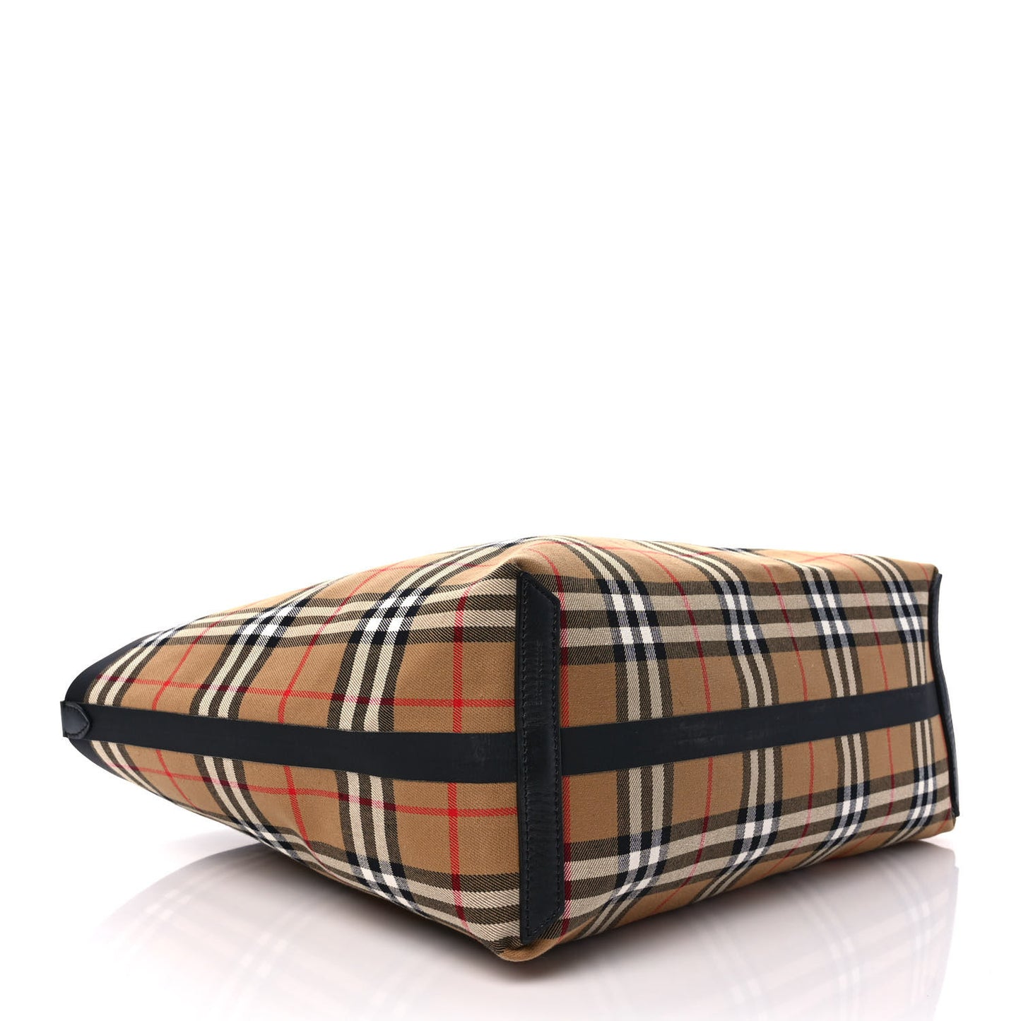 Vintage Check Medium The Giant Reversible Tote Antique Yellow Bright Red