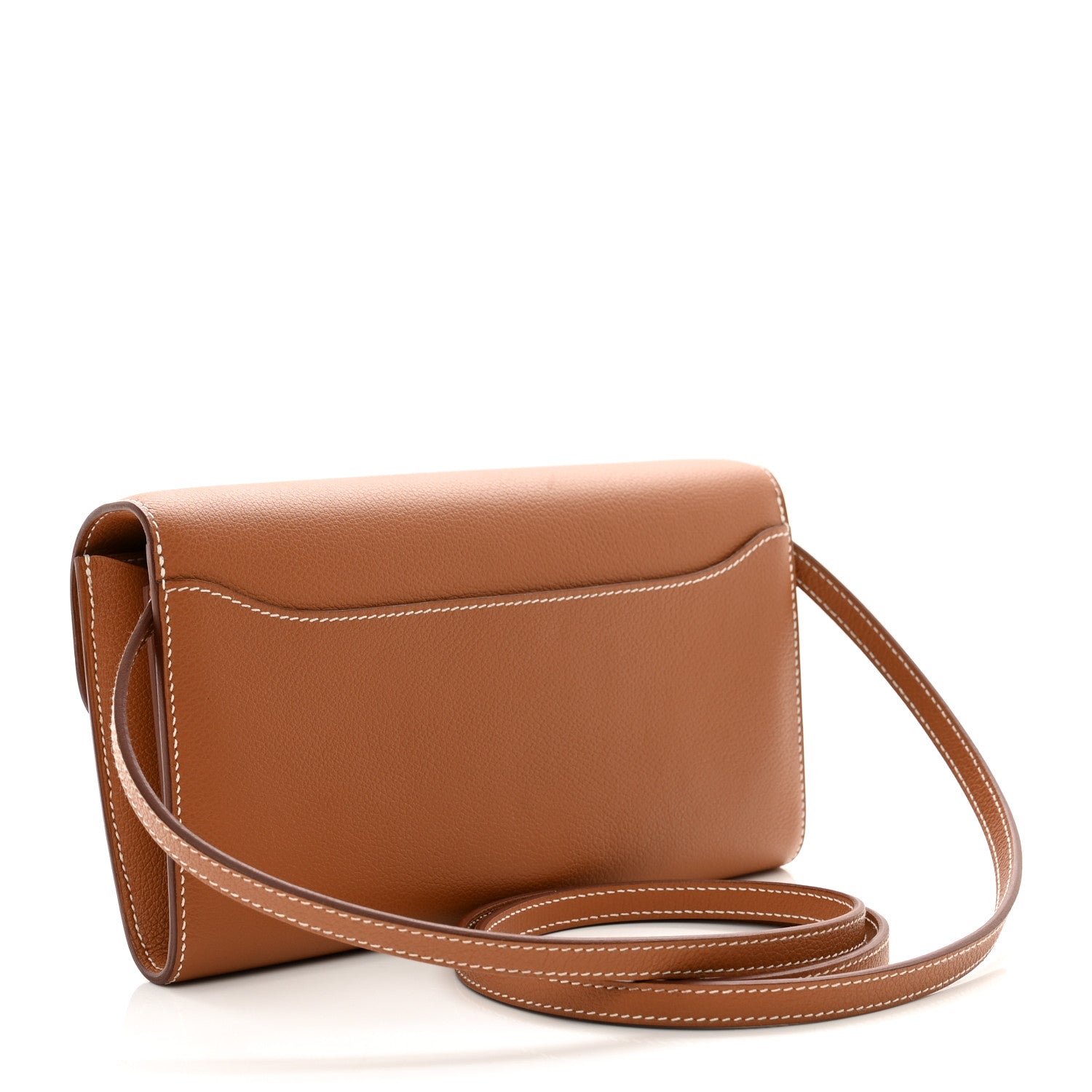 Hermes Evercolor Constance Wallet To Go Gold 2 of 9