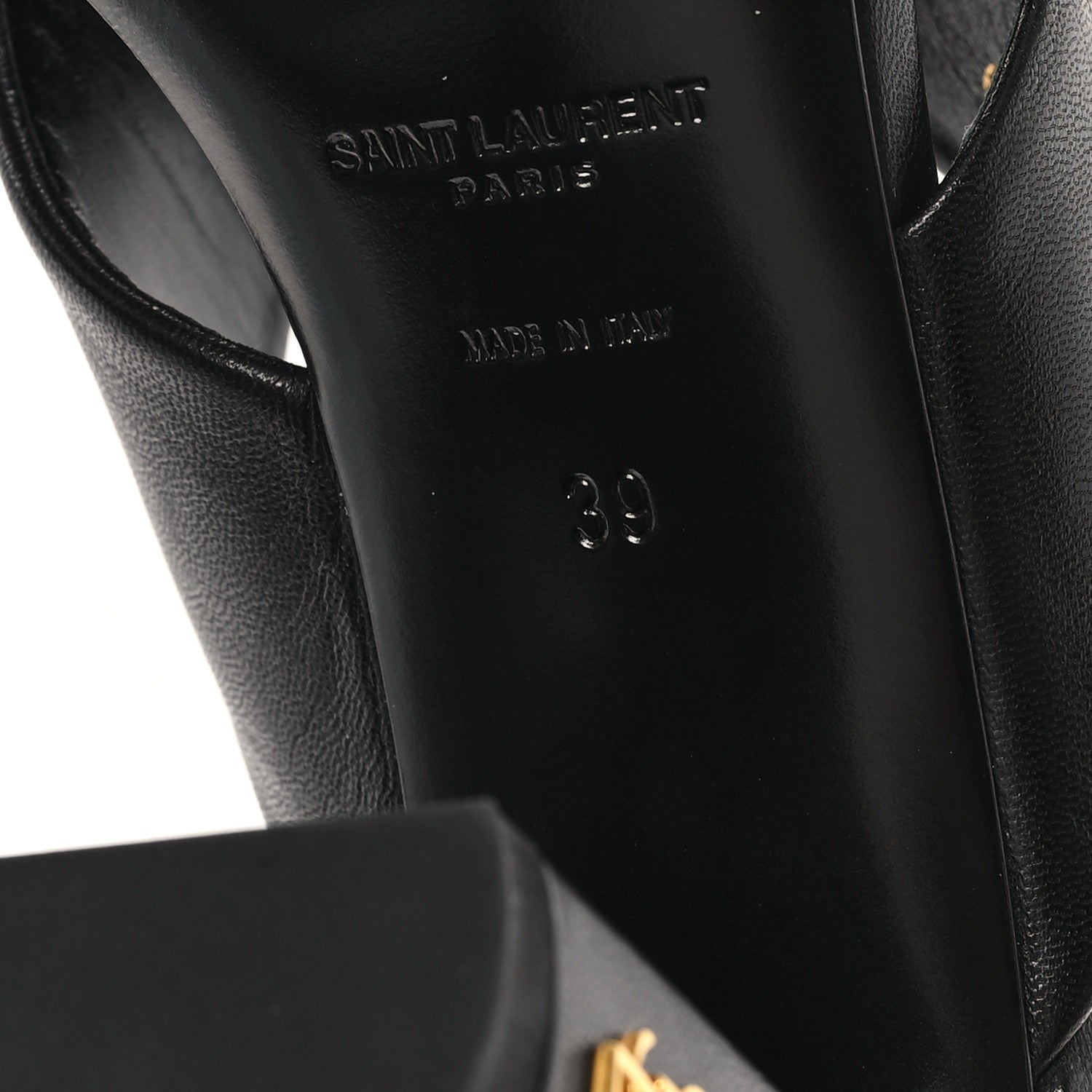 Saint Laurent Calfskin LouLou Mules 39 Black 7 of 11