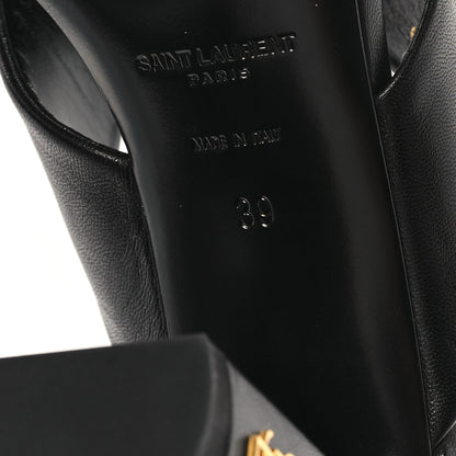 Saint Laurent Calfskin LouLou Mules 39 Black 7 of 11