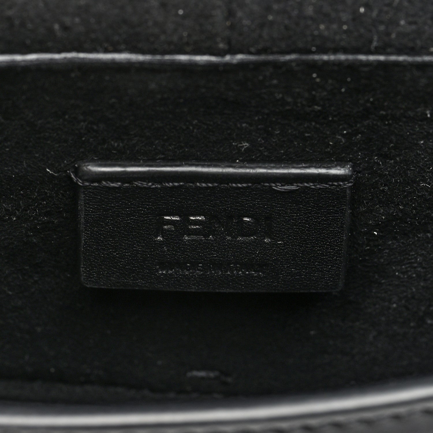Fendi Vitello Brenta Cher Nano Fendi C'mon Black 6 of 10