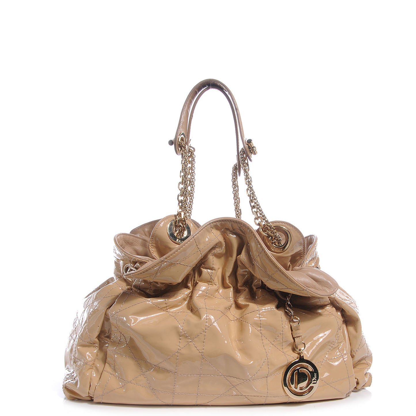 Patent Cannage Medium Le Trente Tote Beige