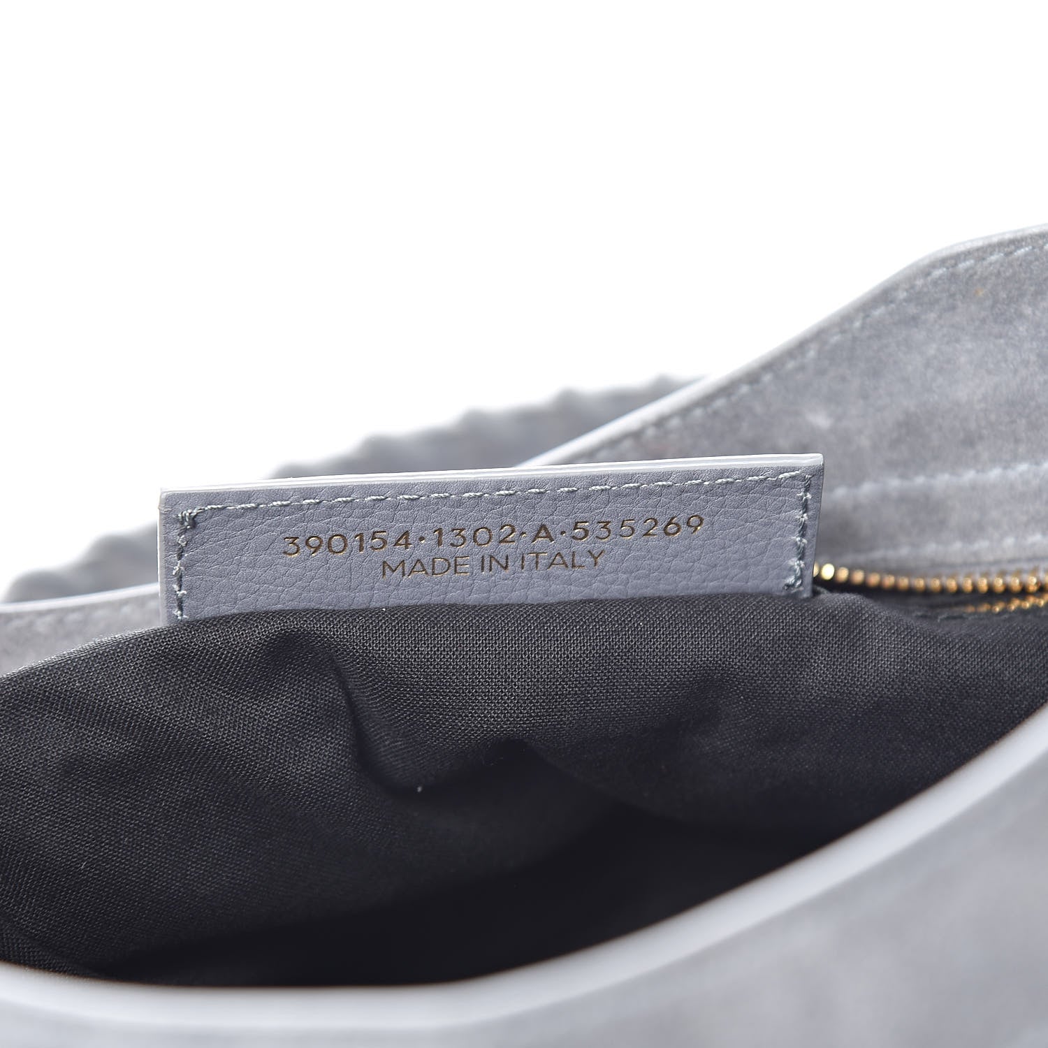 Balenciaga Baby Daim Suede Gold Metallic Edge Hardware City Gris Plomb 7 of 16