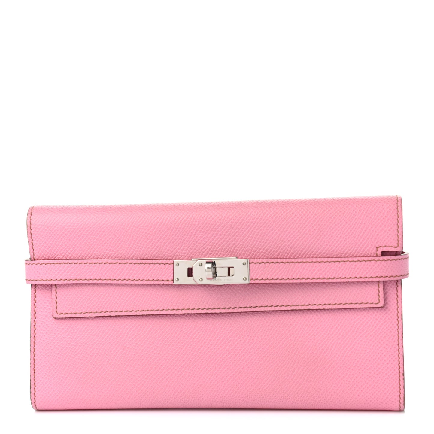 Epsom Kelly Longue Wallet 5P Pink