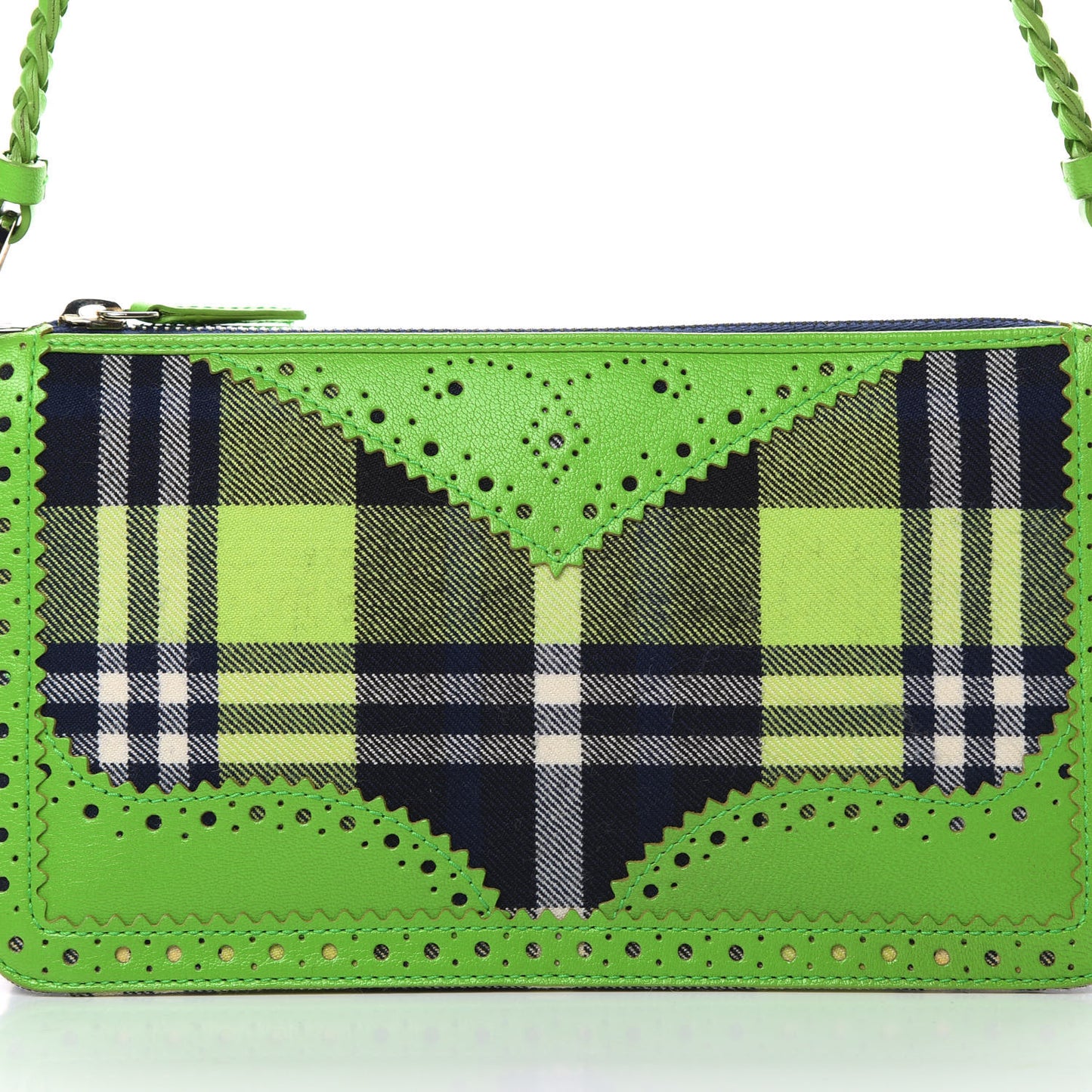 Tartan D'Trick Shoulder Bag Green Black