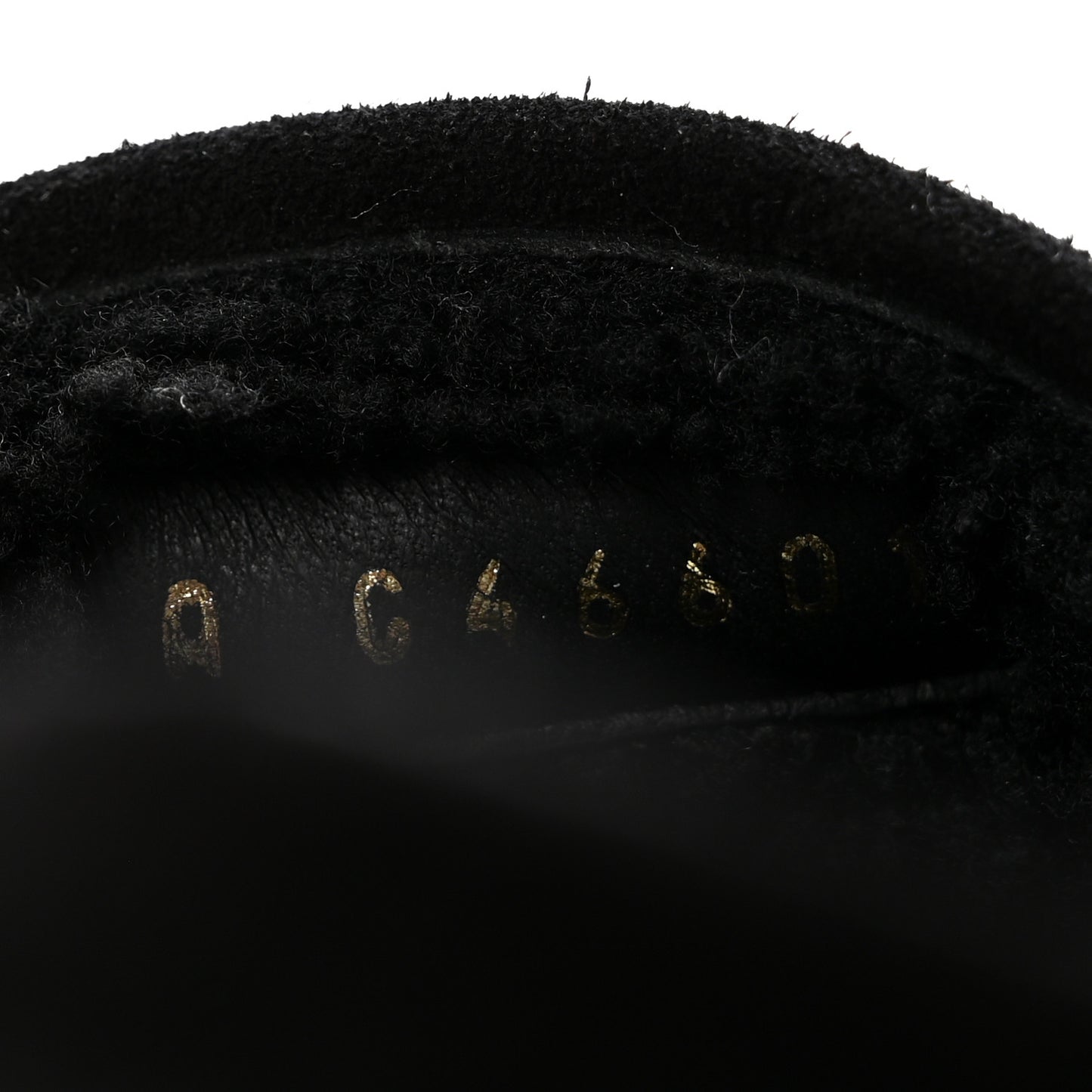 Suede Calfskin CC Slingback Loafers 39 Black