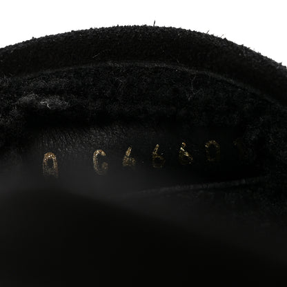 Chanel Suede Calfskin CC Slingback Loafers 39 Black 9 of 10