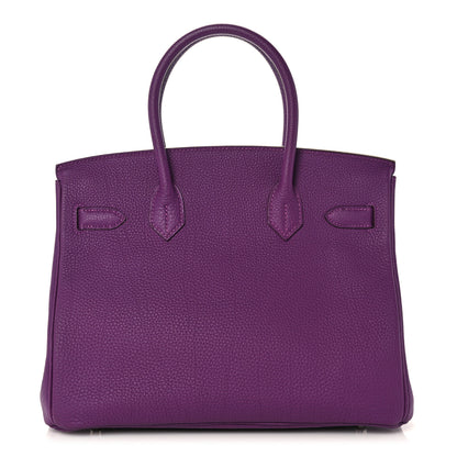 Hermes Togo Birkin 30 Anemone 4 of 35