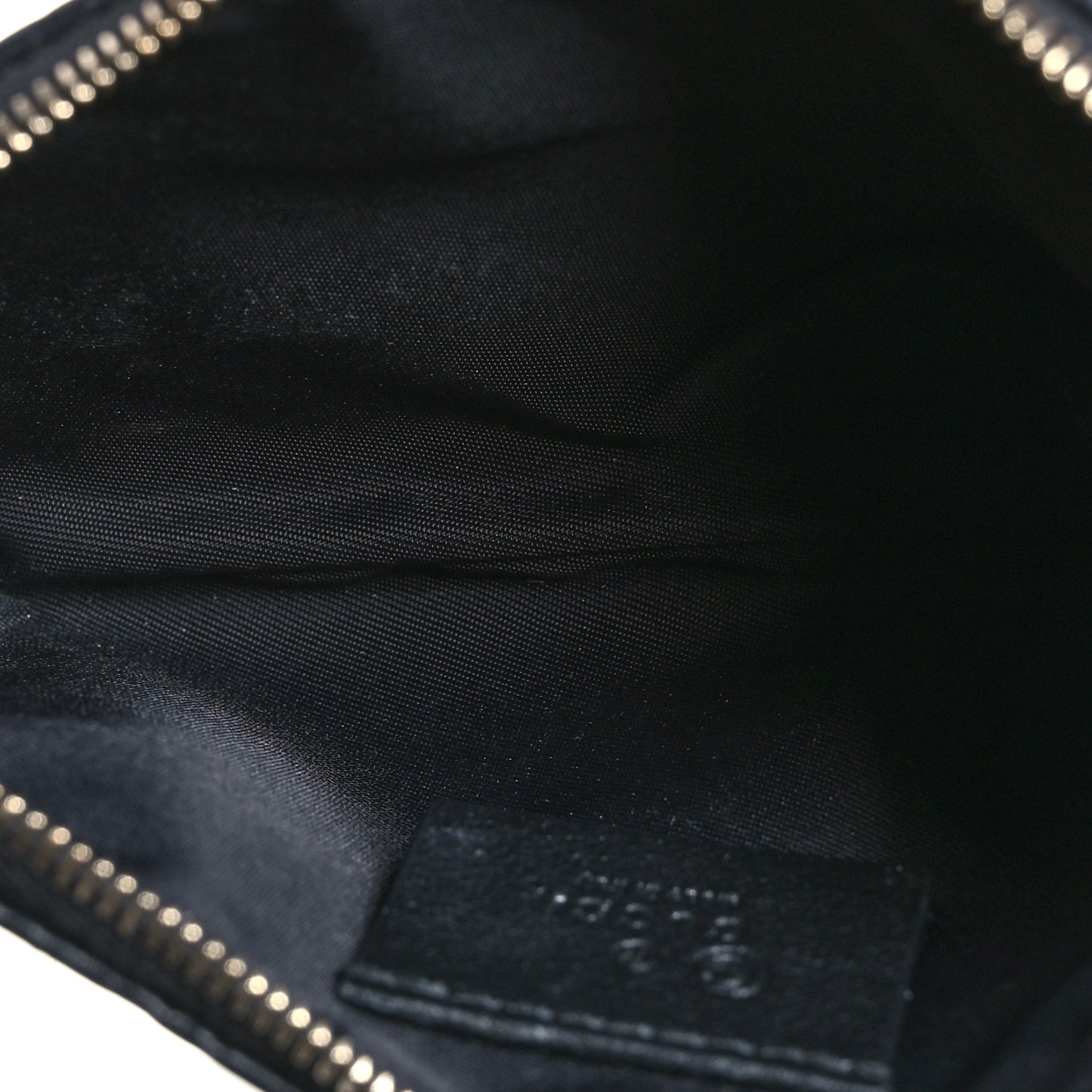Microguccissima Key Ring Coin Case Black