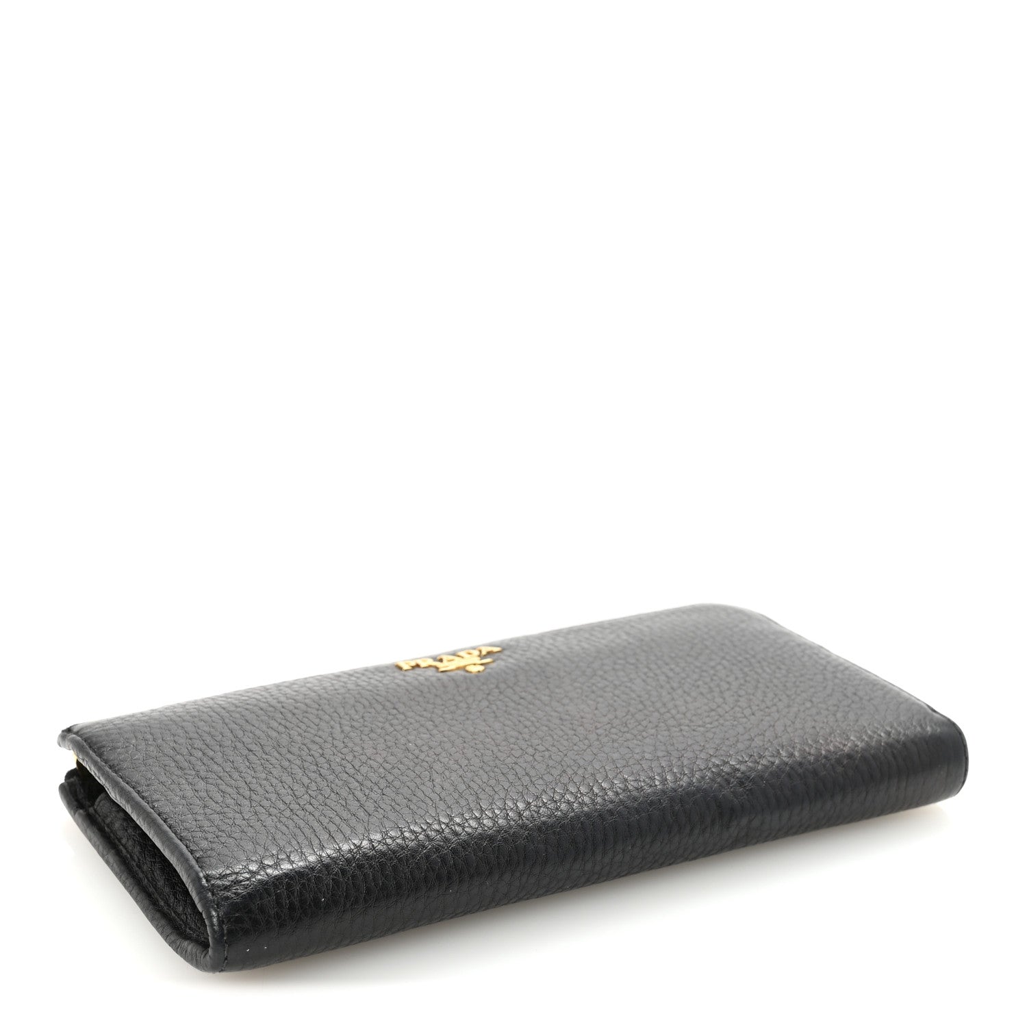 Prada Vitello Move Half Zip Wallet Black 4 of 7