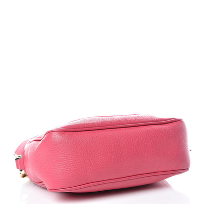 Gucci Pebbled Calfskin Small Soho Disco Bag Bright Bougainvillea 4 of 17