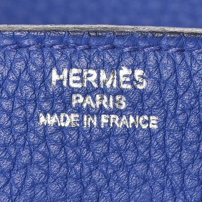 Hermes Togo Birkin 25 Bleu Electrique 19 of 26