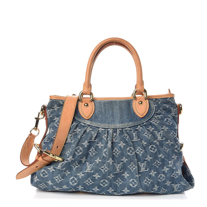 Louis Vuitton Denim Neo Cabby MM Blue 1 of 12