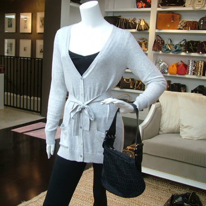 Fendi Zucchino Small Oyster Black 2 of 10