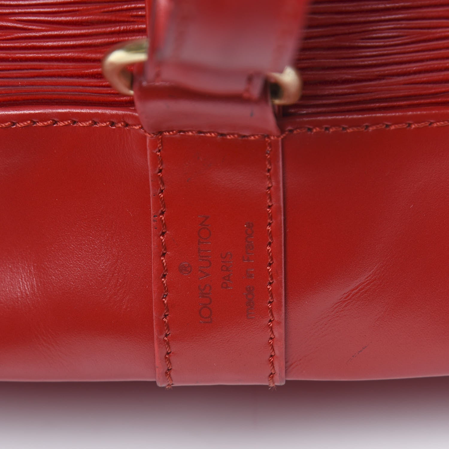 Louis Vuitton Epi Randonnee PM Castillan Red 5 of 8