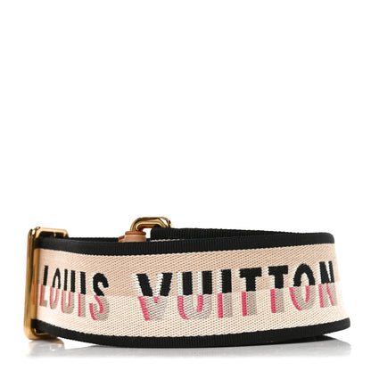 Louis Vuitton Jacquard Speedy Bandouliere 20 Shoulder Strap Black 2 of 3