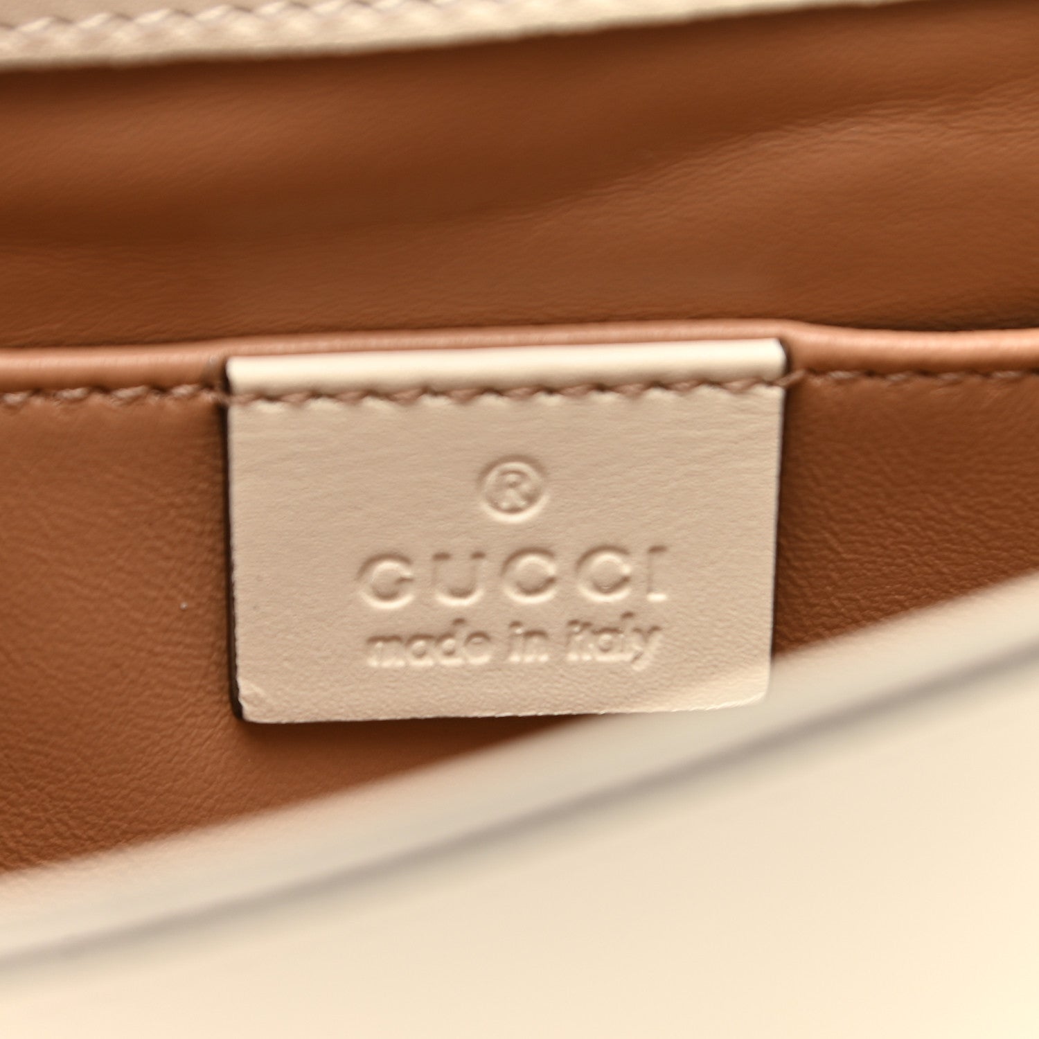 Gucci Nappa Pearl Studded Mini Queen Margaret Broadway Shoulder Bag Mystic White 6 of 9