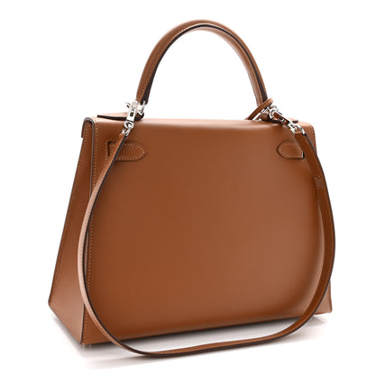 Hermes Veau Monsieur Kelly Sellier 28 Gold 3 of 11