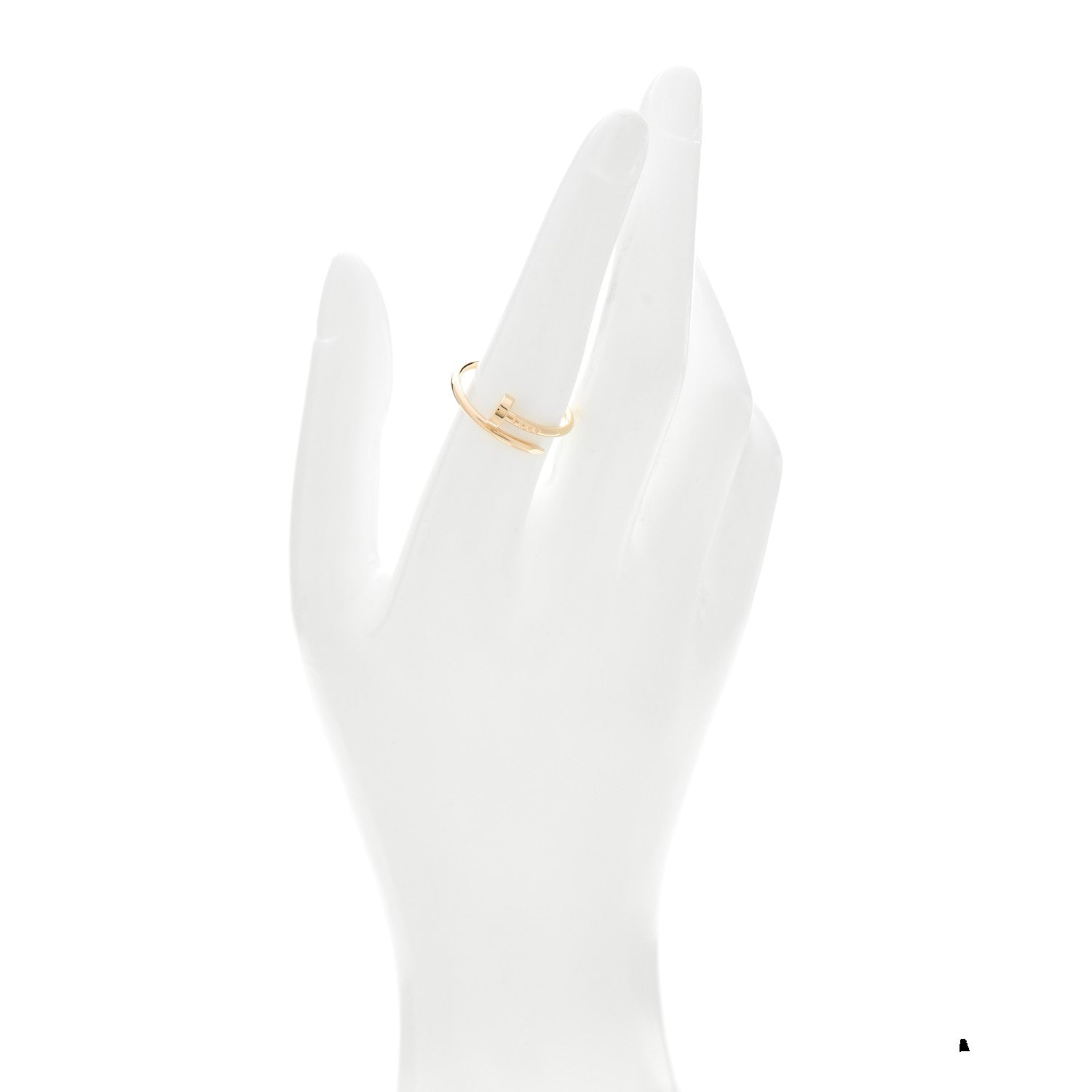 Cartier 18K Yellow Gold Small Juste Un Clou Ring 56 7.5 2 of 5
