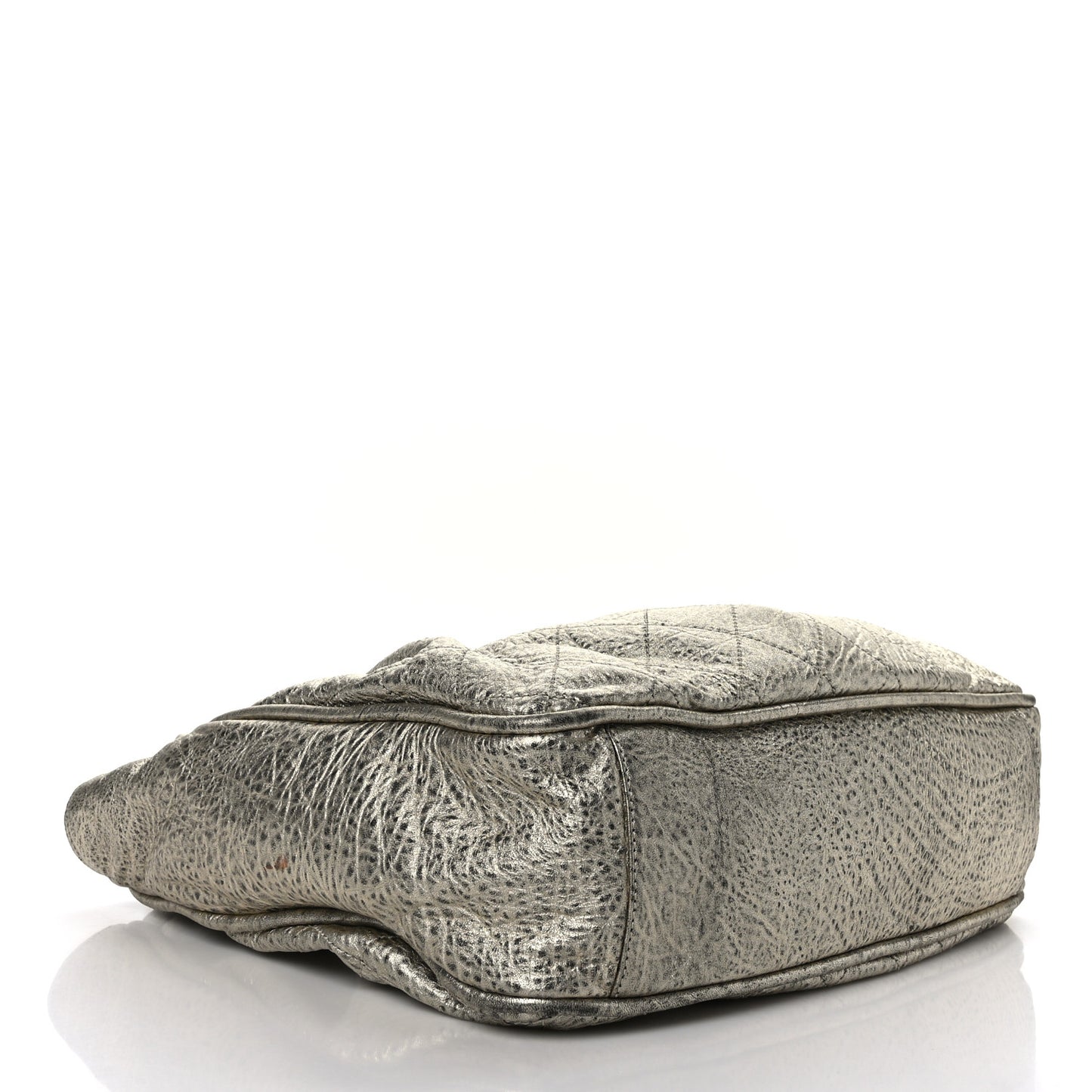 Distressed Lambskin Le Marais Tote Gold