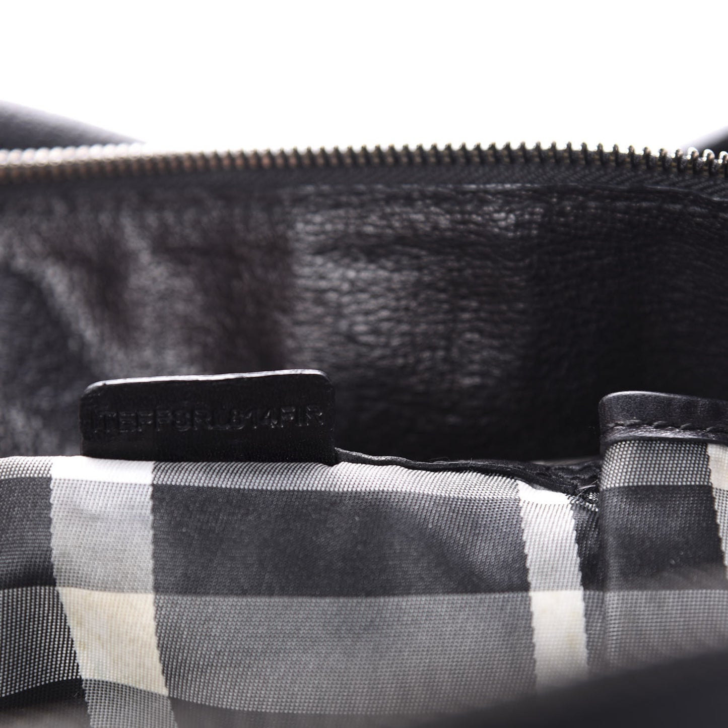 Calfskin Drawstring Tote Black
