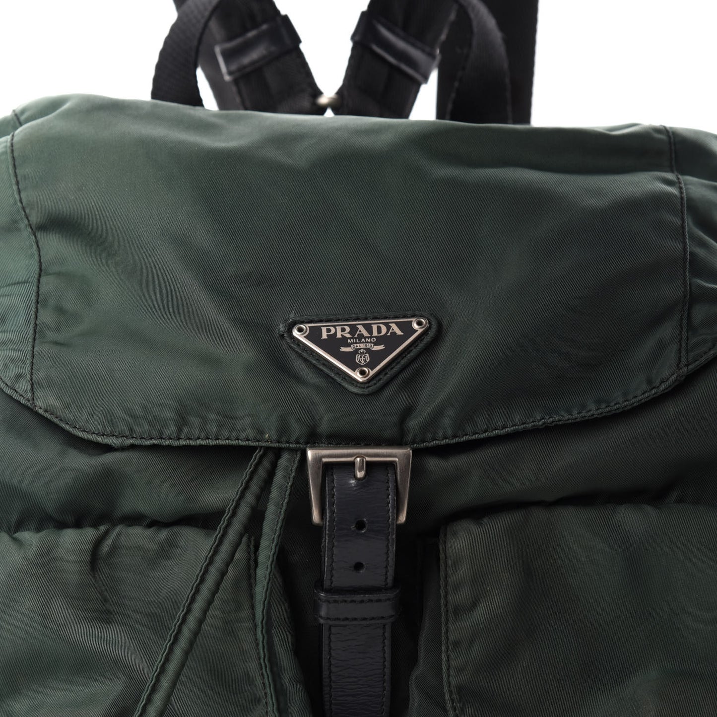 Nylon Vela Large Backpack Green