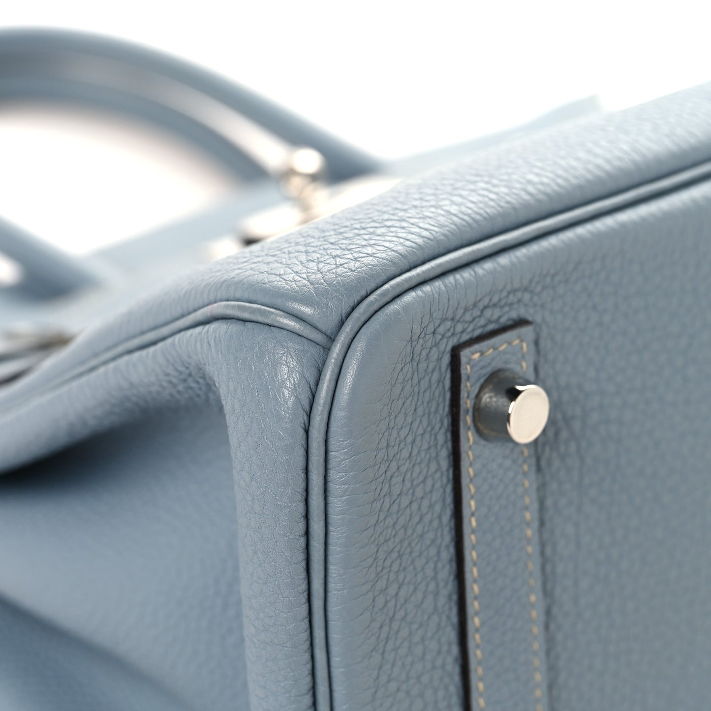 Togo Birkin 30 Bleu Lin