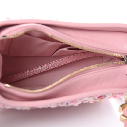 Chanel Tweed Calfskin Small Gabrielle Hobo Light Pink 5 of 11