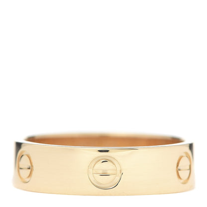 Cartier 18K Yellow Gold 6mm LOVE Ring 63 10.25 1 of 4
