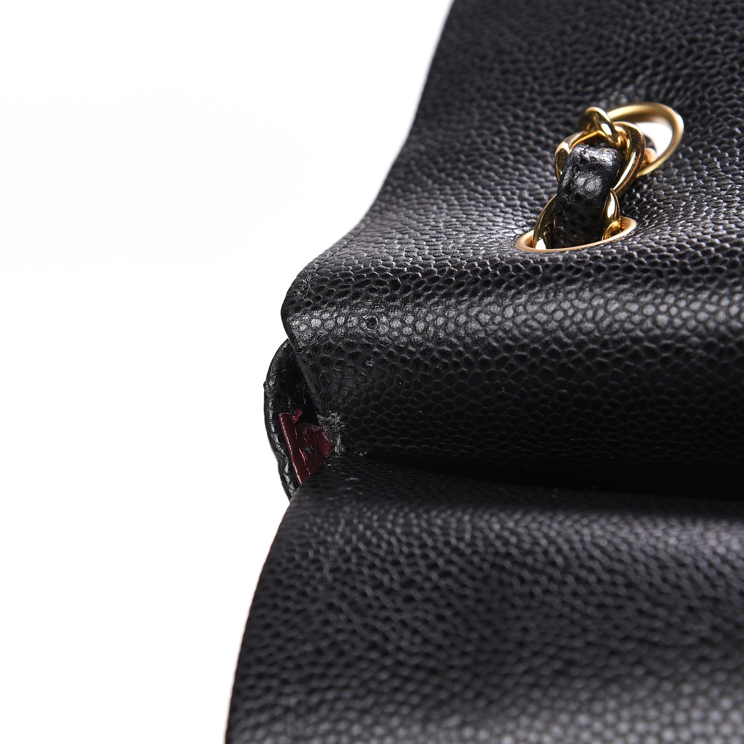 Caviar Quilted Maxi Double Flap Black