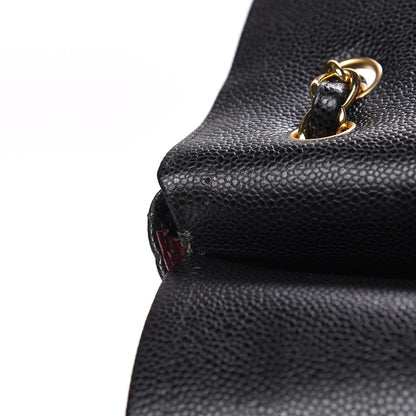 Chanel Caviar Quilted Maxi Double Flap Black 14 of 15
