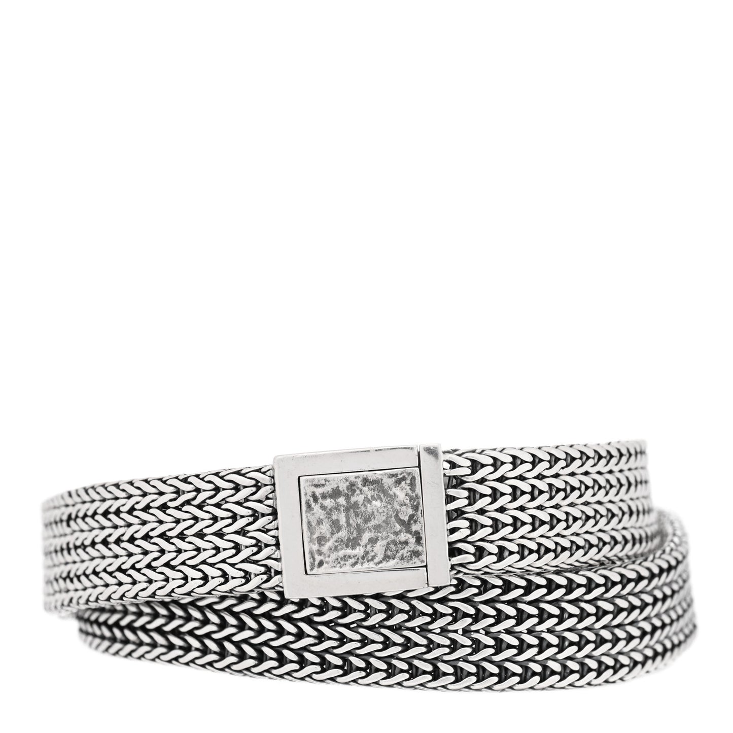 Sterling Silver Double Wrap Bracelet