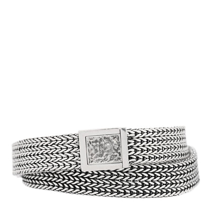 John Hardy Sterling Silver Double Wrap Bracelet 2 of 3