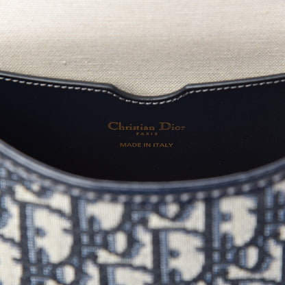 Christian Dior Oblique Crossbody Navy Blue 6 of 8