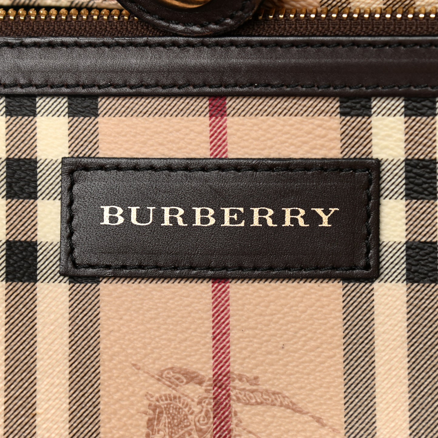 Haymarket Check Small Canterbury Tote Chocolate
