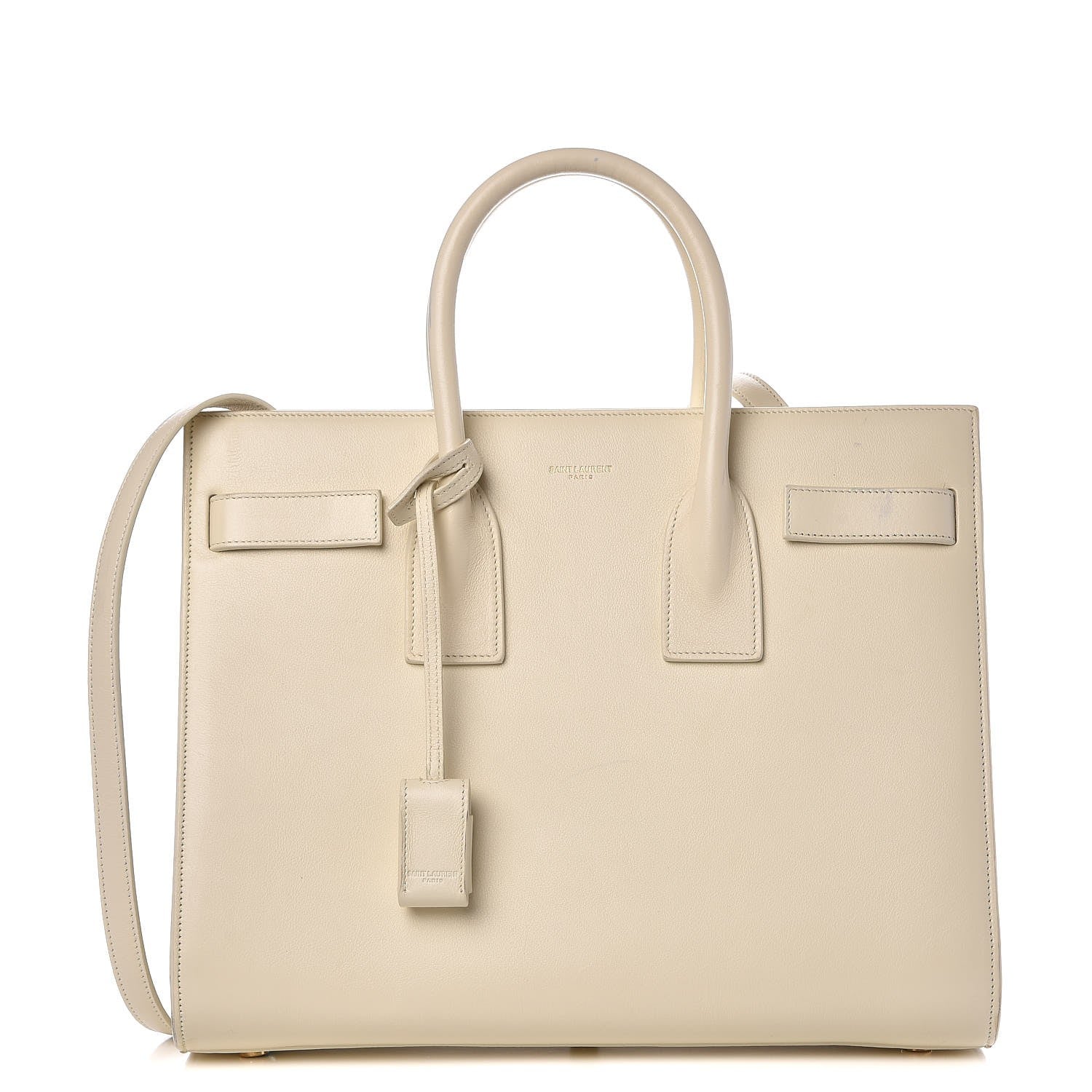 Saint Laurent Grained Calfskin Small Sac De Jour Porcellana 1 of 16