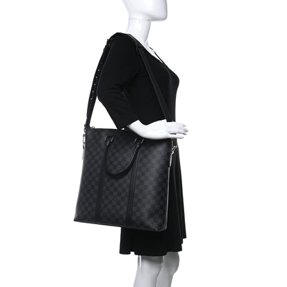 Louis Vuitton Damier Graphite Anton Tote 3 of 9