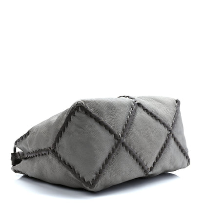 Bottega Veneta Cervo Lavato Deerskin Hobo Dark Cement New Steel 4 of 9