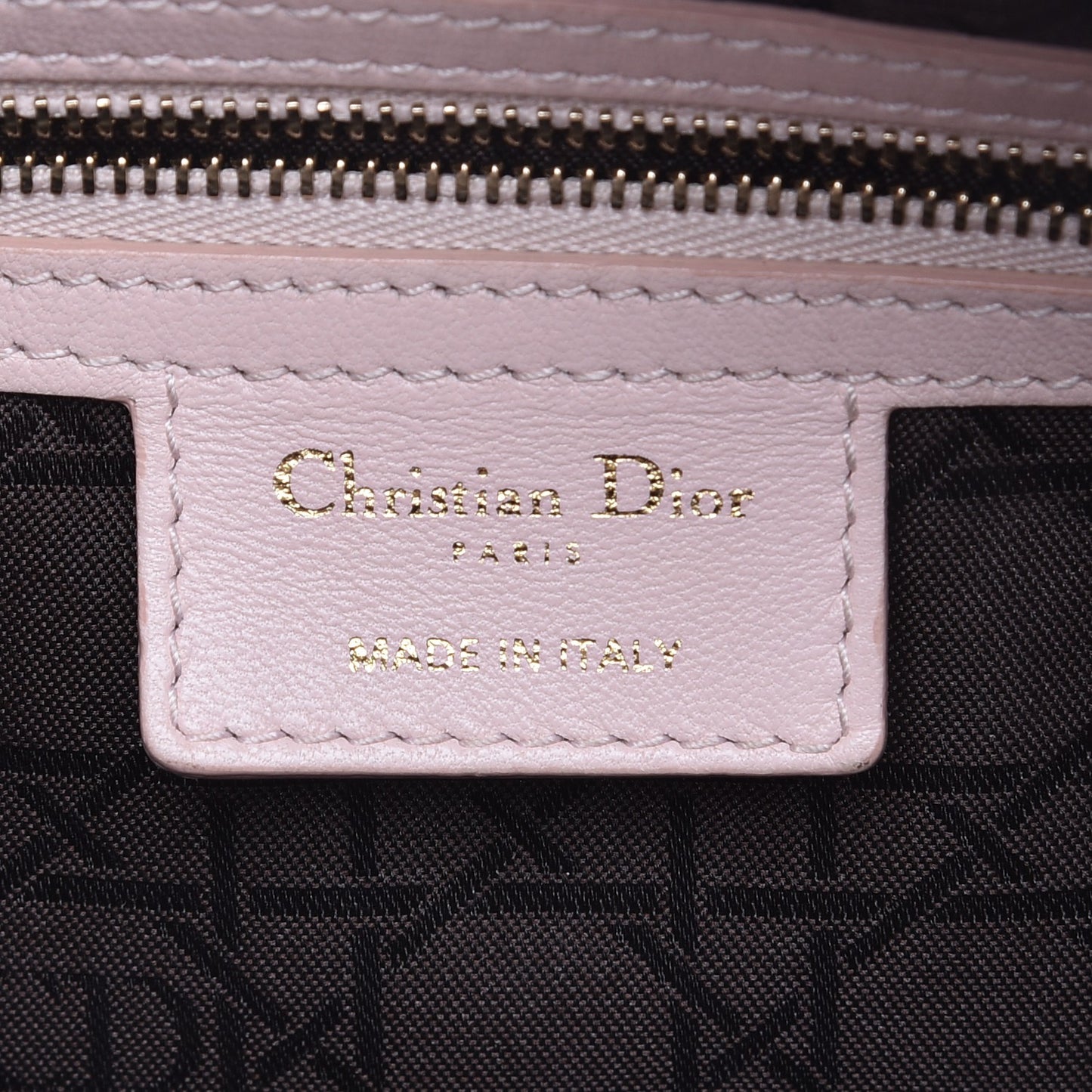 Lambskin Cannage Large Lady Dior Light Pink