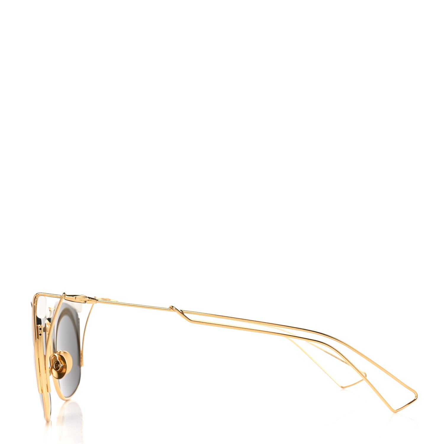 Christian Dior Metal So Electric Sunglasses Gold White 3 of 7