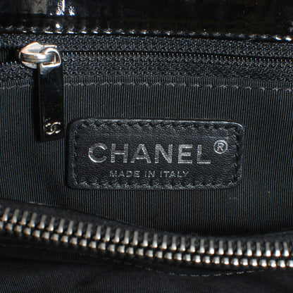 Chanel Patent Grand Shopping Tote GST Black 5 of 7