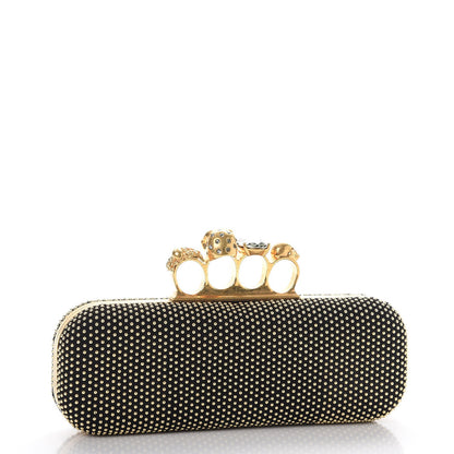 Alexander McQueen Studded Knucklebox Clutch Black 3 of 9