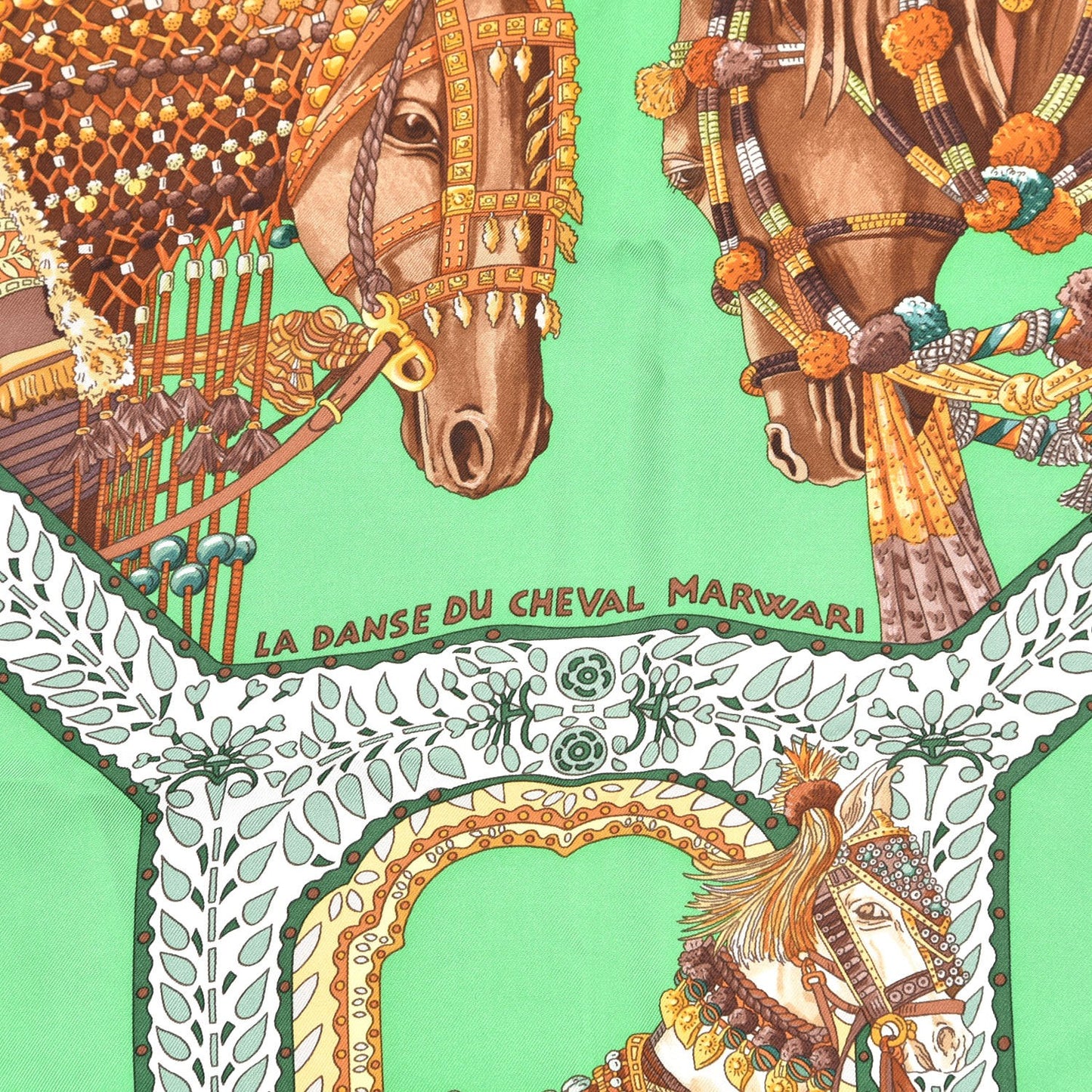 Silk La Danse du Cheval Marwari Scarf 90