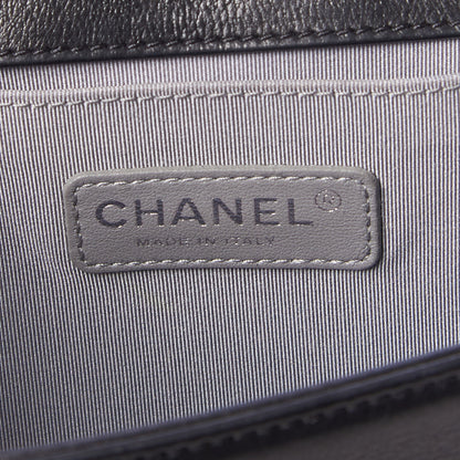 Chanel Calfskin Quilted Medium Boy Flap Black 8 of 9