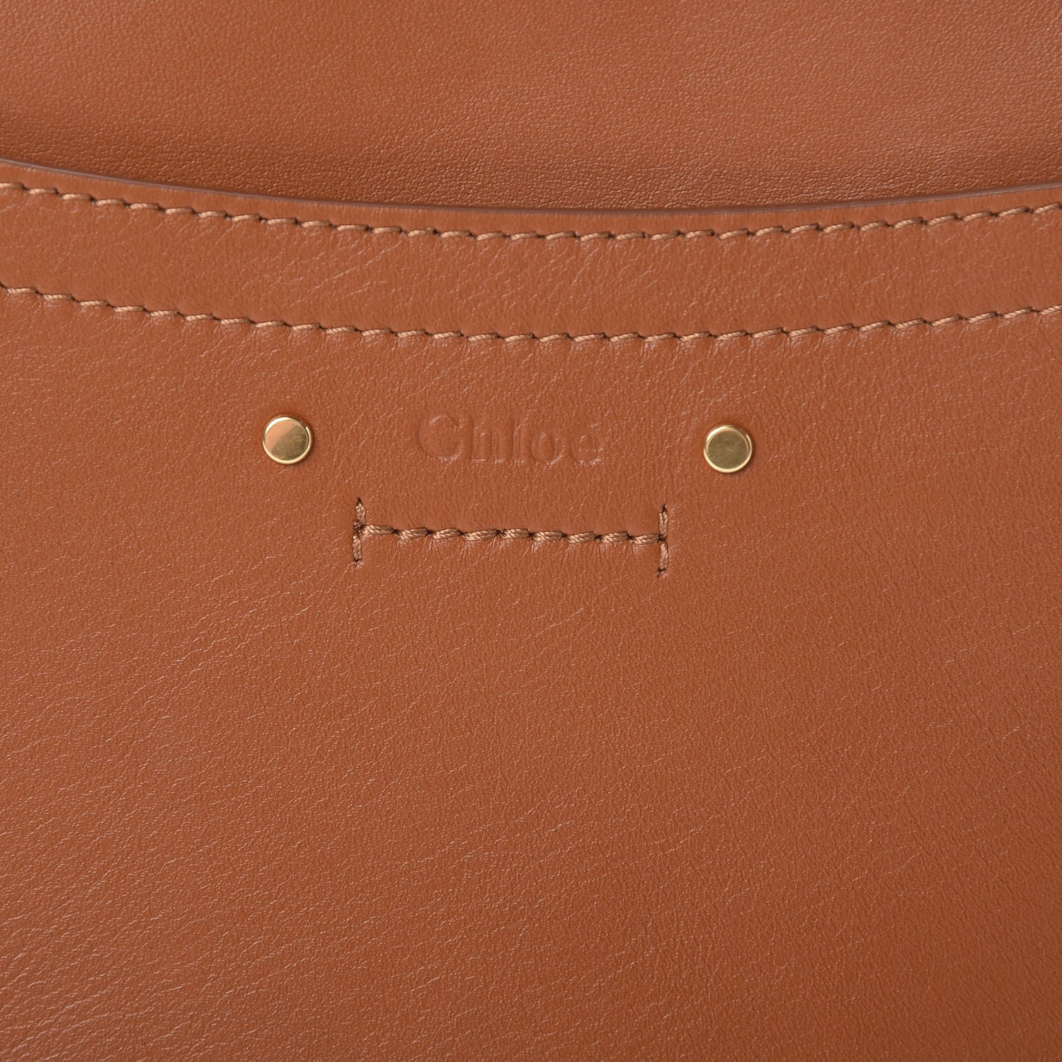 Chloe Calfskin Suede Small Roy Bag Caramel 7 of 11