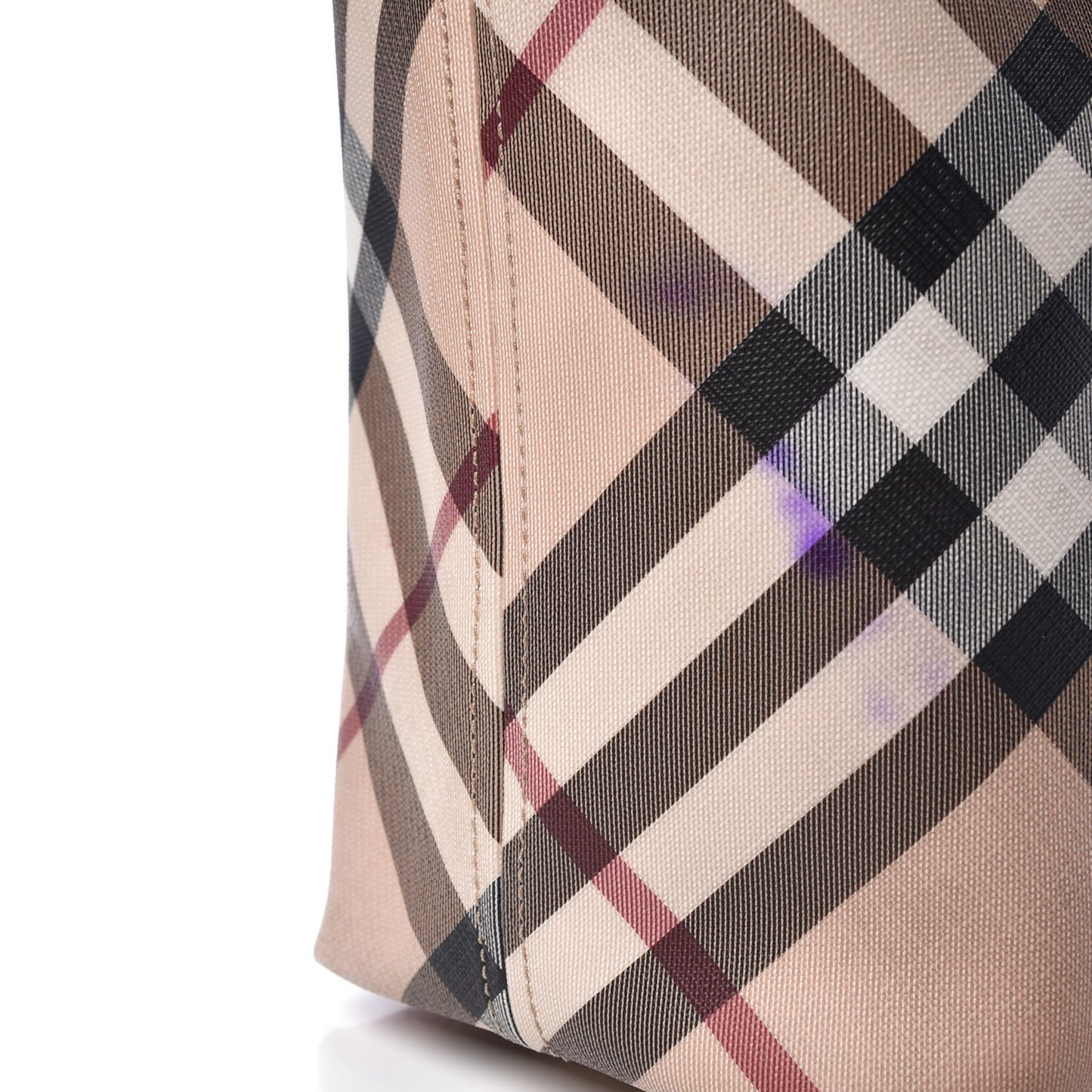 Patent Supernova Check Stanton Tote Dark Nickel