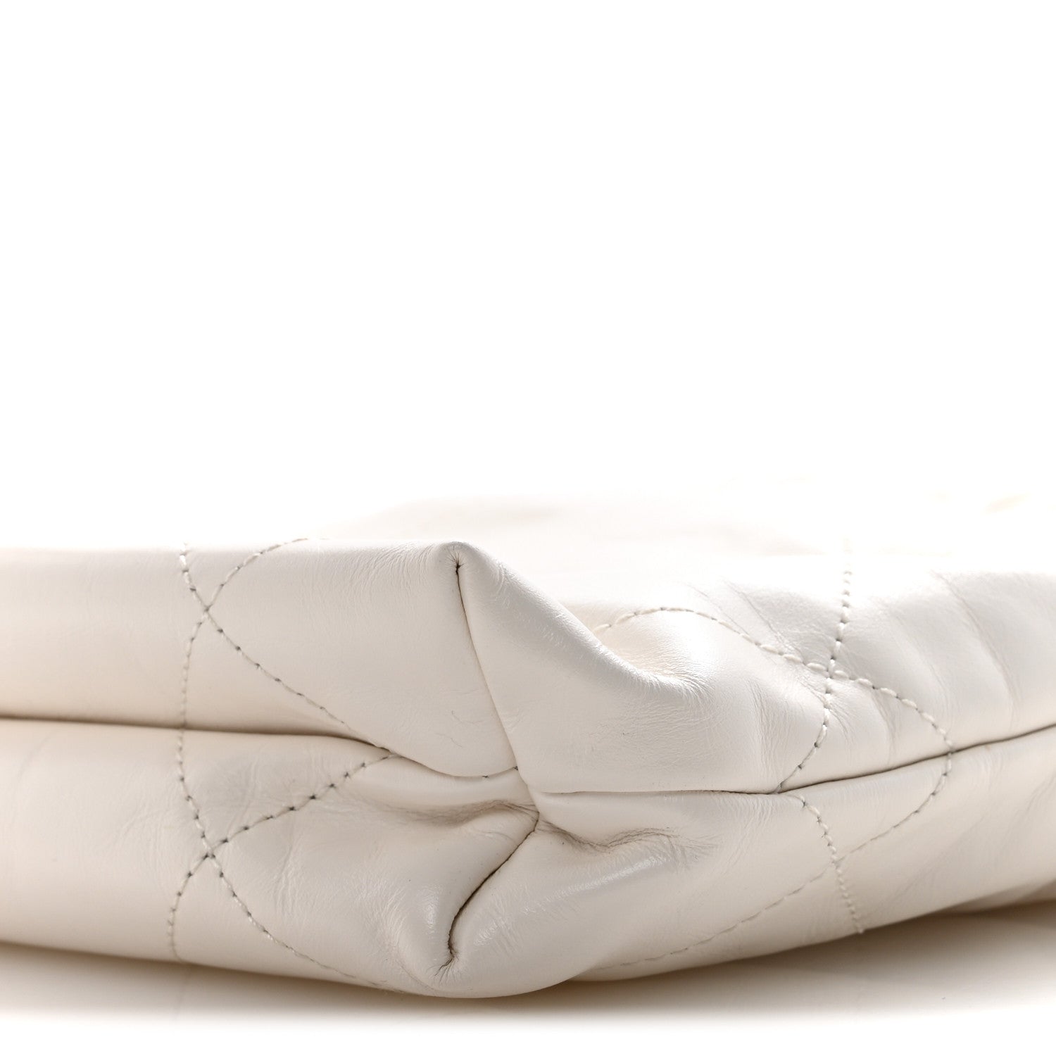 Chanel Shiny Calfskin Quilted Mini Chanel 22 White 10 of 11